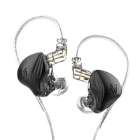 KZ ZEX 1 Electrostatic 1 Dynamic In-Ear Monitor Peredam Kebisingan Headset Olahraga dan Game Hifi Bass Hybrid Earphone