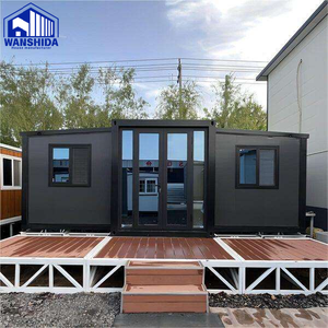 Maison conteneur extensible de 40 pieds résistante aux ouragans aux États-Unis, maison préfabriquée pliable résistante aux cyclones pour les intempéries extrêmes - Product Image 2