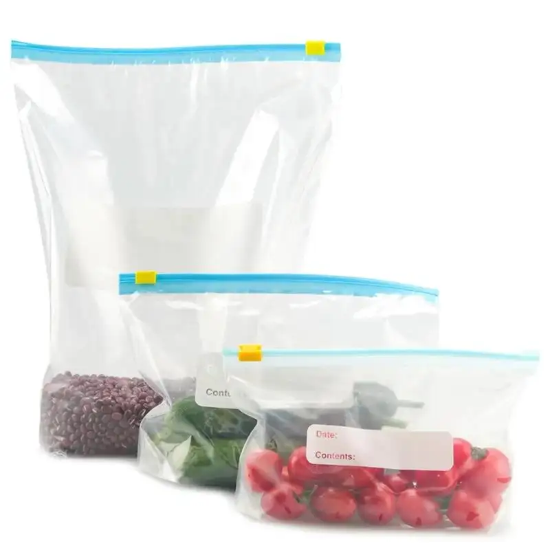 Пользовательские толстые герметичные полиэтиленовые пакеты для хранения замороженных продуктов
