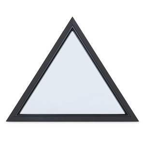 Ventana Triangular Personalizada de Aluminio, Tipo Gable, para Villa, Marco Fijo, Acristalamiento a Medida, Forma Especial OEM, Proyecto Residencial - Product Image 5