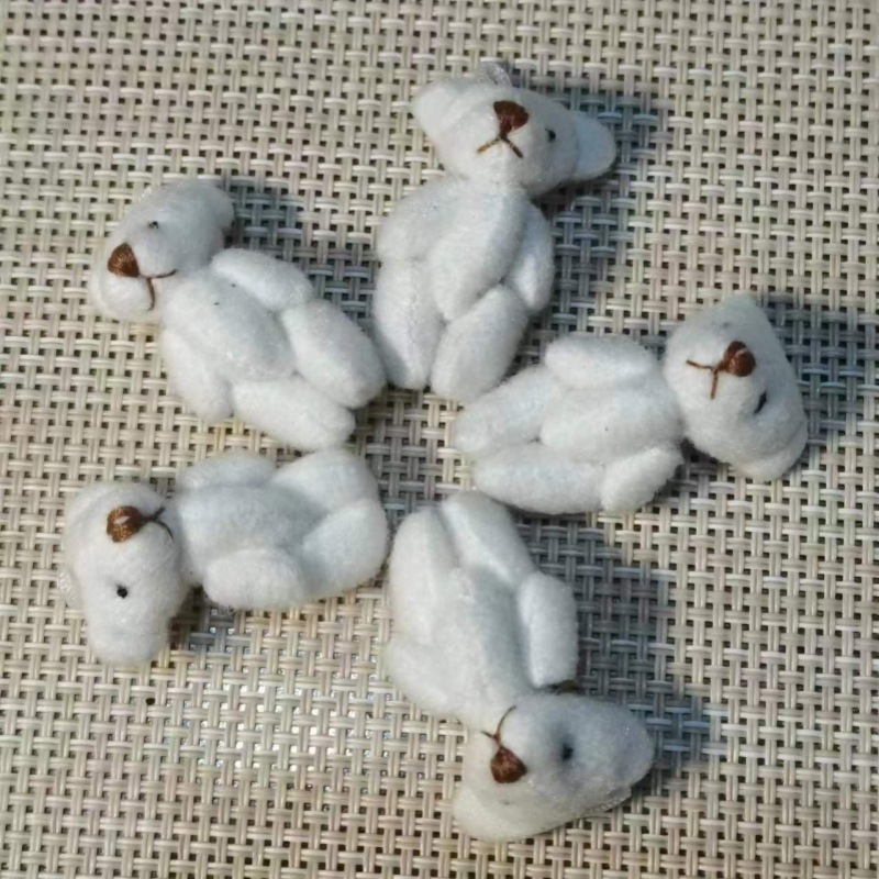 Ours pull-up blanc Ben 45cm