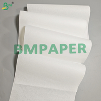 Papier sulfurisé blanc 38 g/m² résistant à la graisse et à l'huile pour doublures de barquettes 840 mm, compatible congélateur