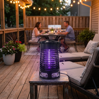 Lampe anti-moustiques électrique UV écologique en ABS pour intérieur, piège à insectes et attracteur de nuisibles