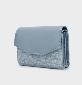 Portefeuille pour femme en PU de luxe, design classique, fabriqué sur mesure par une usine professionnelle, petit portefeuille, portefeuille zéro - Product Image 3