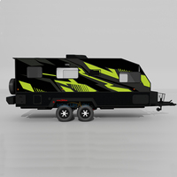 Honlu Camping-car de luxe, caravane, autocaravane, camping-car, caravane 4x4, camping, camping-car, remorque de voyage tout-terrain avec salle de bain à vendre