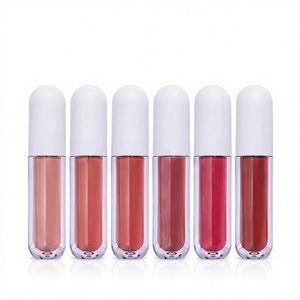 Brillo Labial Orgánico Antiadherente, Brillo Labial Personalizado, Tubo de Lápiz Labial Cuadrado de Vidrio con Fondo Grueso, Maquillaje para Fiestas, OEM, ODM - Product Image 1