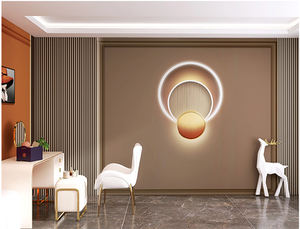 패션 아름다움 실크 방수 3D 북유럽 빛 럭셔리 벽 벽지 의류 매장 호텔 침실 여성 - Product Image 5