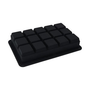 Non-stick 15 cavità in <span class=keywords><strong>Silicone</strong></span> cubetto di ghiaccio vassoio BPA Free personalizzato perfetto <span class=keywords><strong>Silicone</strong></span> cubetto di ghiaccio con coperchio - Product Image 2