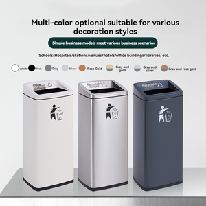 Cao cấp tùy chỉnh màu sắc không gỉ <span class=keywords><strong>bin</strong></span> kẽm mạ bên trong thùng rác thùng cho khách sạn nhà hàng - Product Image 2