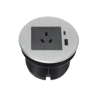 Téléphone intelligent USB Ordinateur portable Oeillet d'alimentation Canapé de bureau Prise de courant 1 prises 1 USB A Pour la maison et le bureau