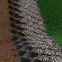 Géocell en HDPE nid d'abeille 3D pour la protection des pentes de voies de circulation, grille anti-érosion, stabilisateur de gravier pour allées
