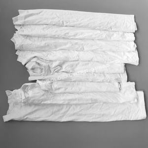 Chiffons de nettoyage industriels recyclés en coton blanc 100% pour la peinture marine, la découpe automobile et le nettoyage maritime - Product Image 1