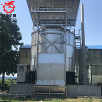 Biodigesteur pour la conversion organique des nutriments, réservoir de bioconversion pour engrais microbien, cuve de compostage commerciale, déchets solides
