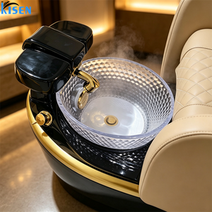 Sillón de Pedicura y Manicura KISEN Profesional, Moderno y Lujoso, con Hidromasaje de Cuerpo Completo, para Salón de Belleza - Product Image 6