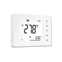 Termostato WIFI para Caldera de Gas con Pantalla Táctil de 230V, Control de Temperatura Ambiente Empotrado para Caja Italiana 503