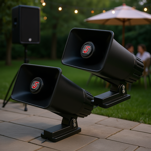 Altavoz de Bocina Serie 5 de 6 x 4 Pulgadas, 8 Ohmios, 50 Watts, Montaje Ajustable, para Interiores y Exteriores, Cuerpo de Plástico Blanco y Negro - Product Image 2