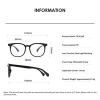 Lunettes optiques anti-lumière bleue unisexe pour adultes, monture légère en TR90 gris, branches écaille de tortue, sur mesure, vente en gros directe