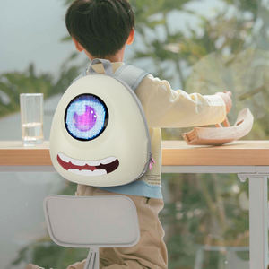 Mochila para Motocicleta con Diseño Lindo para Estudiantes, Pantalla LED, Personalizable, con Ojos LED Coloridos - Product Image 6