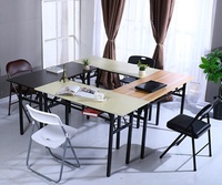 YWJ Yaweijia nouvelle Table à manger pliante Table à manger pliante Table nordique salon Mdf