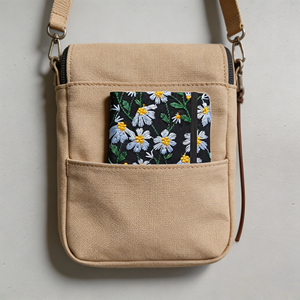 Floral Embroidered Fabric Diary With Black Cover And Elastic Closure - Product Image 6
