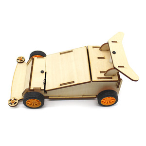 Kit de voiture 4x4 en bois pour enfants, jouet d'assemblage de modèle STEM pour l'éducation scientifique, contrôle manuel, artisanat éducatif, âge 7-9 ans - Product Image 3