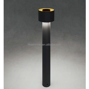 SENZHAO Modern Hotel Interior Project Round Dome LED <b>Sconce</b> Multi Color Black Metal Back <b>light</b> Bollard Lamp - Product Image 3