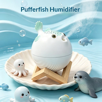 Cadeaux créatifs, lumière d'ambiance LED 7 couleurs, humidificateur ultrasonique, pulvérisation silencieuse, diffuseur d'aromathérapie pour chambre à coucher, bureau
