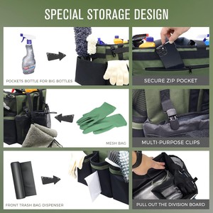 Bolsas <span class=keywords><strong>de</strong></span> Limpieza Grandes al por Mayor, Color Verde Amy, Casuales, <span class=keywords><strong>de</strong></span> Poliéster, con Cierre y Asa, <span class=keywords><strong>para</strong></span> Limpieza y Hogar - Product Image 2