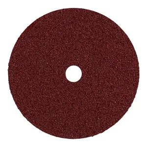 Disco Abrasivo con Supporto in Fibra BOX 5 7', Grana 24, TRUPER - Product Image 1