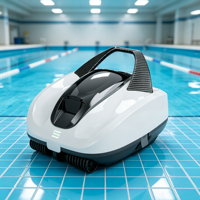 Nouveauté : Nettoyeur de piscine automatique sans fil, robot aspirateur intelligent avec planification de trajectoire, batterie rechargeable pour piscine