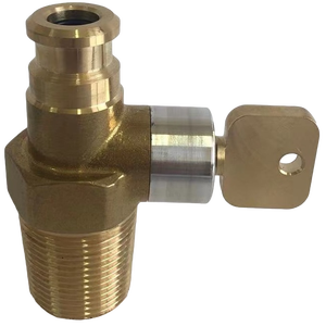 مبيعات المصنع مباشرة ، صمام اسطوانة LPG النحاس مع قفل التعبئة - Product Image 2