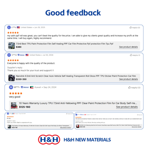 Película Protectora de Pintura TPU para Autos, Rollo de Vinilo Autoadhesivo con 10 Años de Garantía, Antiarañazos y Autorreparable - Product Image 5