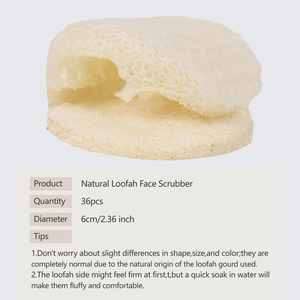 36PCS Eco Friendly Loofah Pad Biodegradable Loofah Face Pad Compressed Dried Loofah Bathing Cleaning Exfoliating Sponge - Product Image 2