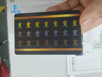 Cartes en plastique PVC de luxe, dorées brillantes, avec estampage à chaud et impression laser, pour cadeaux d'affaires, cartes de membre et cartes de mariage
