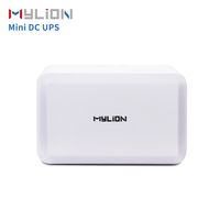 Mylion Mini DC UPS MU26W 12V 2A 5200mAh Smart UPS Baterai Cadangan Daya untuk Router WiFi Kamera Keamanan CCTV