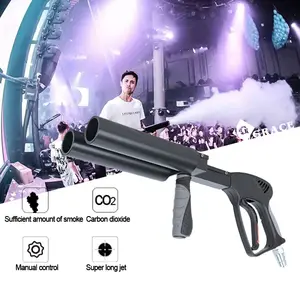 Igracelite CO2 Hand Jet Gun Fumaça de Fumaça de Festa Metralhadora de Fumaça para DJ Kits de Fumaça de Mão para Festa