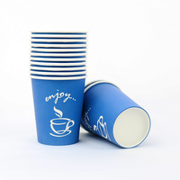Tasse à mur unique écologique du conteneur 8oz de nourriture à emporter avec la tasse de papier de café de logo