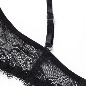 Fabricante de sujetadores de diseñador 70B-85B Sexy Lace <span class=keywords><strong>Confor</strong></span> Underwire Bra Smooth High Quality Push up Women Bras - Product Image 5