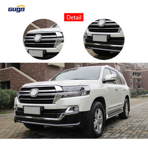 GUGO <span class=keywords><strong>2021</strong></span> Actualización de estilo de lujo para Toyota para <span class=keywords><strong>Land</strong></span> <span class=keywords><strong>Cruiser</strong></span> 200 piezas de coche delanteras y traseras de alta calidad parrillas de parachoques nueva venta - Product Image 4