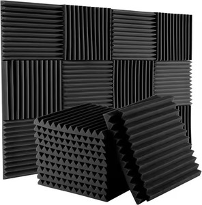 Alta Densidade 25kg Onda De Espuma Nova Chegada Melhor Som Absorvendo Teto Acústico Gravação Estúdio Cunha Ruído Moderno - Product Image 3