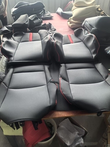 Custom Fit Napa/PVC <span class=keywords><strong>in</strong></span> <span class=keywords><strong>pelle</strong></span> coprisedile auto Set protezione impermeabile di lusso per Toyota per Corolla 2014-2018 - Product Image 2