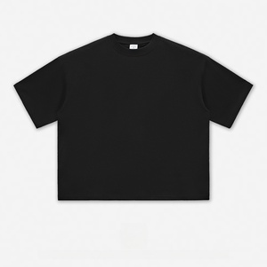 Camiseta Oversize de Corte Cuadrado para Hombre, 230 GSM, Tejido de Punto Grueso, 100% Algodón, con Estampado Digital y Hombros Caídos - Product Image 5
