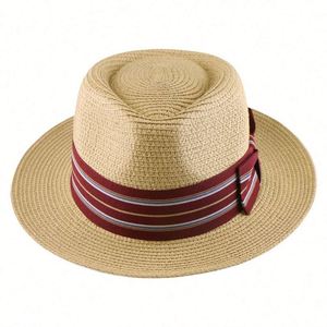 New Hot Sale Promotional Silk Screen Printed Jazz Fedora <b>Hat</b> <b>for</b> Men Spring Summer Sunshade - Product Image 4