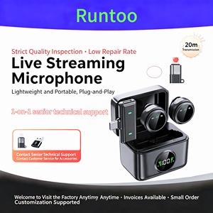 Manufacturer's popular <b>wireless</b> lavalier <b>microphone</b> SX82, circular for noise reduction, reverberation, and live streaming - Product Image 2