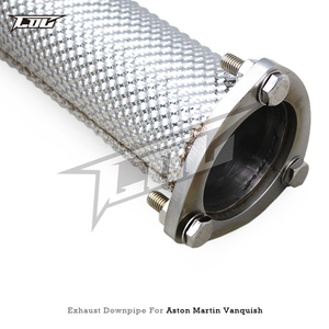 Sistema de escape de acero inoxidable BSK para <span class=keywords><strong>Aston</strong></span> <span class=keywords><strong>Martin</strong></span> <span class=keywords><strong>Vanquish</strong></span> V12 6.0L 2012-2016 colector de cabezales de tubo recto de coche de rendimiento - Product Image 5