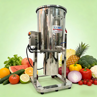Robot culinaire commercial en acier inoxydable 304 pour le traitement de la laitue, des abricots, des oranges, du lait de coco et des feuilles de légumes 3/4KW