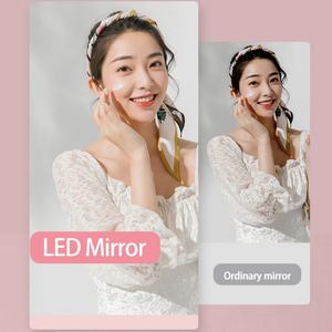 Espejo LED Compacto de Alta Calidad, Recargable por USB, Redondo, para Maquillaje, con Aumento de 3X, Mini Espejos de Viaje para Regalo - Product Image 6