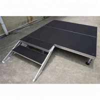 Cabine de DJ portable en aluminium solide et durable scène utilisée
