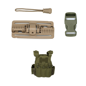 Dragonne de fermeture éclair pour gilet tactique 102 mm en plastique à dégagement rapide pour équipement extérieur - Product Image 4