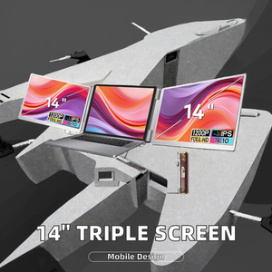 Monitor Portátil IPS de 14 Pulgadas con Rotación de 360 Grados, Fácil de Girar Verticalmente, Plug and Play, Amplia Compatibilidad, Extensor de Pantalla Dual para Computadoras Portátiles - Product Image 4